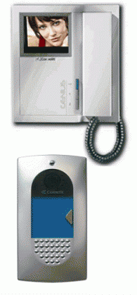 Comelit 8481/U Genius Handset Color Video Entry Kit w/Surface or Flush Mount Camera 8481/U by Comelit