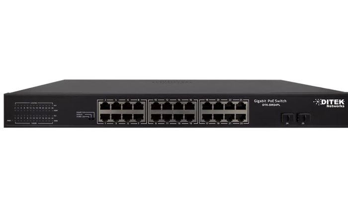 Ditek DTK-SW16PL 16 Port Gigabit Ethernet Poe+ Switch 370W DTK-SW16PL by Ditek