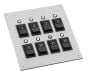 Security Door Controls BL8 Control / Annunciator Panel, Eight Maintained Switches with LEDs BL8 by Security Door Controls