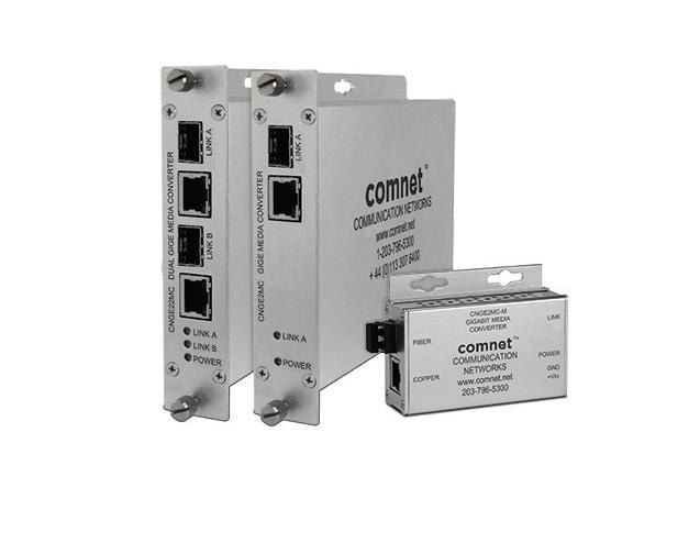 Comnet CNGE2MC 2 Port (1 Channel) 10/100/1000 Mbps Ethernet Media Converter CNGE2MC by Comnet