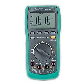 Eclipse Tools MT-1820 3-5/6 digits 5999 Counts Dual Display Digital Multimeter with USB, Resistance, Frequency, Capacitance, Diode, Transistor Tests MT-1820 by Eclipse Tools