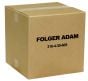 Folger Adam 310-4-30-605 Electric Strike Faceplate in Bright Brass Finish 310-4-30-605 by Folger Adam
