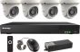 Vitek VT-TH5KT820TA 8 Channel 4-IN-1 (TVI/AHD/CVI/CVBS) DVR, 20TB with 4 x 5 Megapixel Turret/Ball Cameras, 3.6mm Lens VT-TH5KT820TA by Vitek