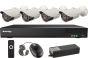 Vitek VT-TH5KT820TB-2 8 Channel 4-IN-1 (TVI/AHD/CVI/CVBS) DVR, 20TB with 4 x 5 Megapixel Bullet Cameras, 2.8mm Lens VT-TH5KT820TB-2 by Vitek