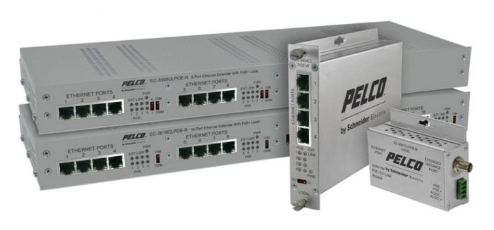 Pelco EC-3008CLPOE-R EthernetConnect Local 8-Port Coaxial Extender EC-3008CLPOE-R by Pelco