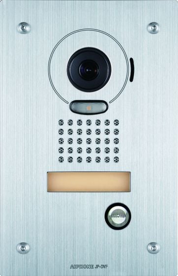 Aiphone JP-DVF Color Video Door Station, Vandal Resistant Flush Mount Stainless Steel JP-DVF by Aiphone
