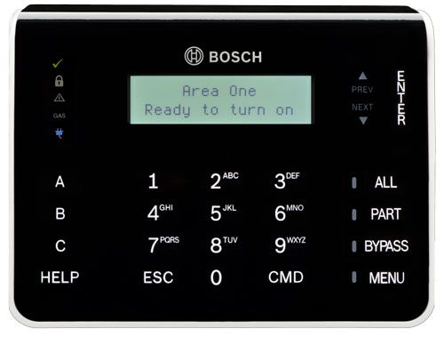 Radionix by Bosch B921C 2 Line LCD Capacitive Touch Keypad B921C by Bosch