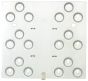 Radionix by Bosch D9002-5 Mounting Skirt, 5 Pack D9002-5 by Bosch