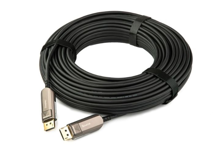 Kramer CP-AOCDP-UF-33 Active Optical DisplayPort Cable Plenum Rated, 33 Feet CP-AOCDP-UF-33 by Kramer
