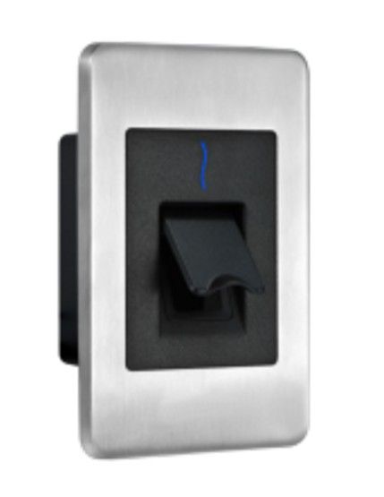 ZKAccess FR1500-HID Flush-mounted Slave Fingerprint Reader with Built in HID Prox Reader FR1500-HID by ZKAccess