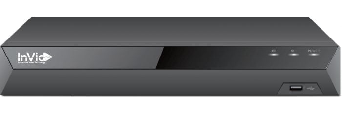InVid EN1A-4X4-8TB 4 Channels 4K Network Video Recorder with 4 Plug & Play Ports, 8TB EN1A-4X4-8TB by InVid