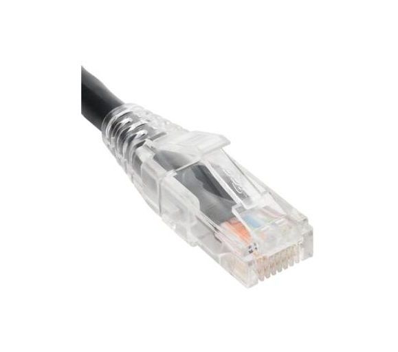 ICC ICPCST14BK Patch Cord, CAT 6, Clear Boot, 14', Black ICPCST14BK by ICC