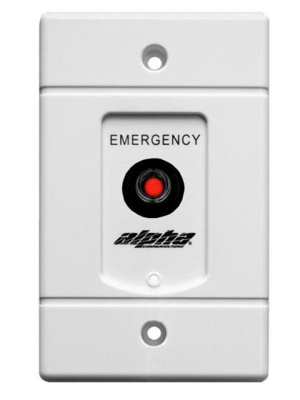 Alpha SF154A2 Emergency Push Station No Electronics, 2 Contacts SF154A2 by Alpha
