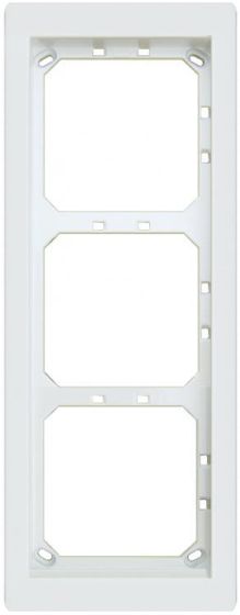 Alpha MT3W 3HX1W Module Panel Frame, White MT3W by Alpha