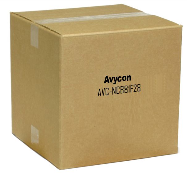 Avycon AVC-NCB81F28 8 Megapixel H.265 Outdoor Network Bullet Camera with 2.8mm Lens AVC-NCB81F28 by Avycon