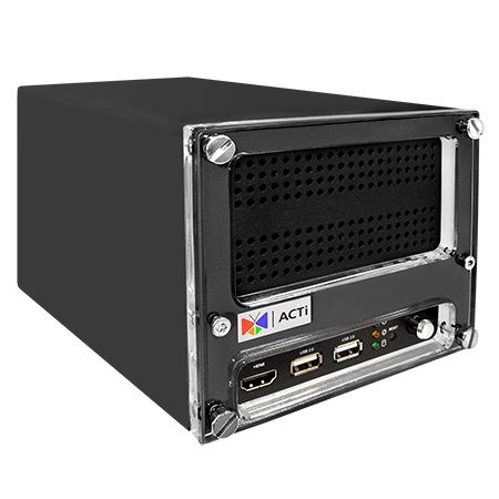 ACTi ENR-221P 9-Channel 2-Bay Desktop Standalone NVR with 8-Port PoE Connectors ENR-221P by ACTi