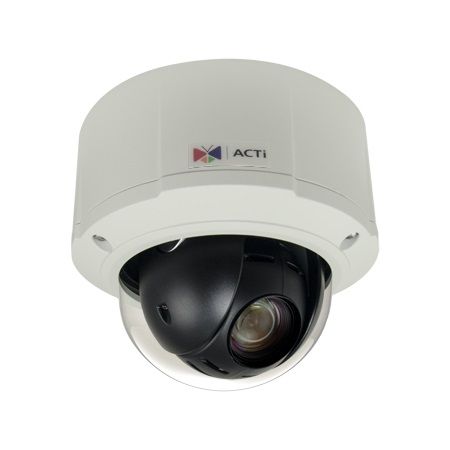 ACTi B912 5 Megapixel Outdoor Mini PTZ Camera, 10X Lens B912 by ACTi