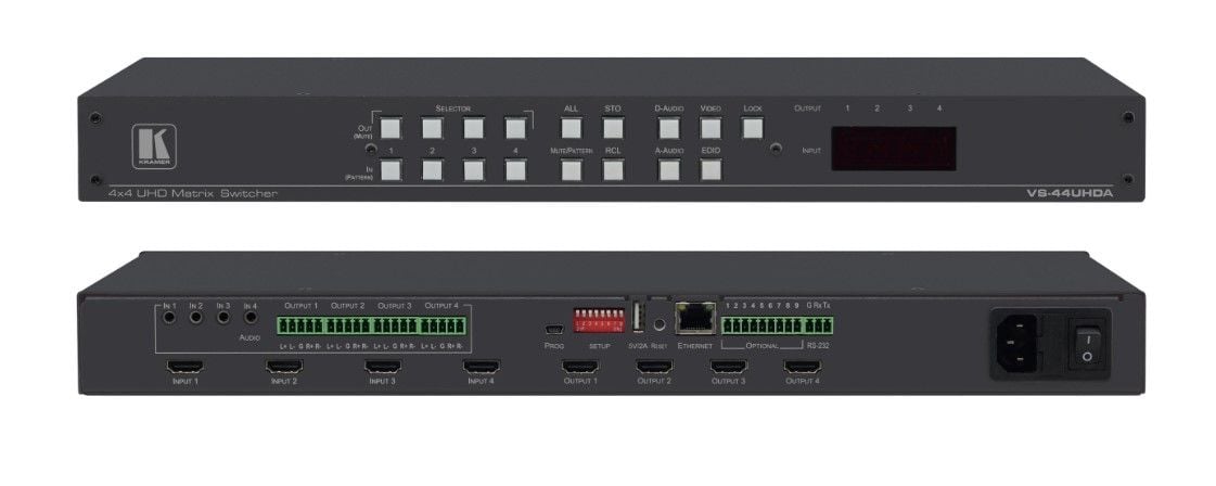 Kramer VS-44UHDA Matrix Switcher - Thumbnail 4