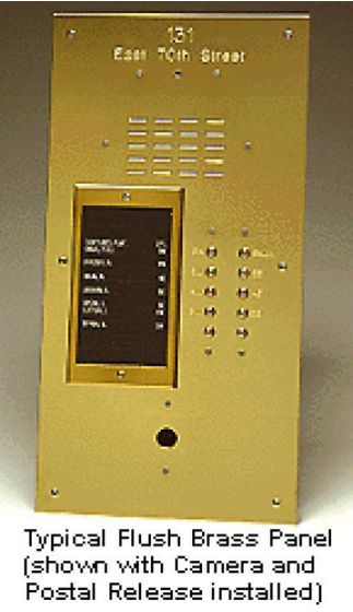 Alpha VI404S003 3 Button Brass Panel with Surface Side Bends VI404S003 by Alpha