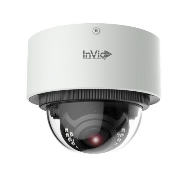 InVid ELEV-C2DRIRA2812DN 1080p TVI/AHD/CVI Analog Outdoor IR Dome Camera, 2.8- 12mm Lens ELEV-C2DRIRA2812DN by InVid