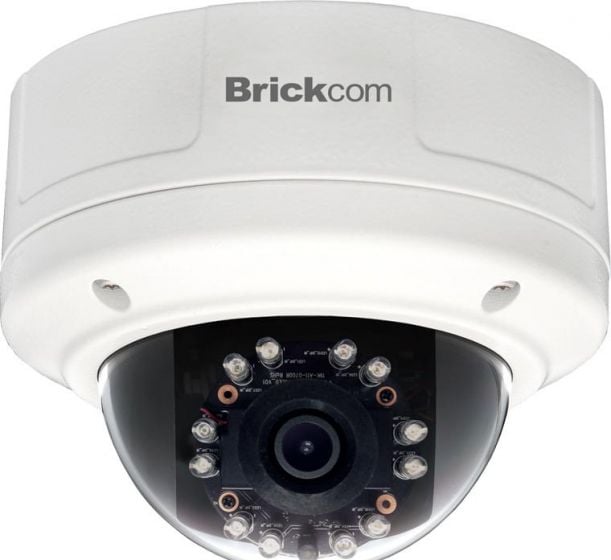 Brickcom VD-301Af 3MP Full HD Outdoor IR Network Vandal Dome, 4mm VD-301Af by Brickcom