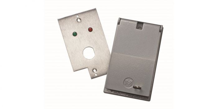 Alarm Controls WP-4 Red and Green LEDs, 12 or 24 VDC, “D" Hole for Key Switch, Metal Cover WP-4 by Alarm Controls