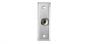 Alarm Controls RP-26ASLIM Narrow Slim-line Stainless Steel Wall Plate with Normally-closed Black Push Button and Guard Ring RP-26ASLIM by Alarm Controls