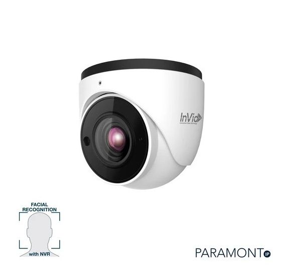 InVid PAR-P8TXIRA3312F 8 Megapixel IP Plug & Play Outdoor IR Turret Camera, 3.3-12mm Lens PAR-P8TXIRA3312F by InVid