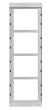 Urmet 1168-64 Wall Frame, 4 Modules, Alpha 1168-64 by Urmet