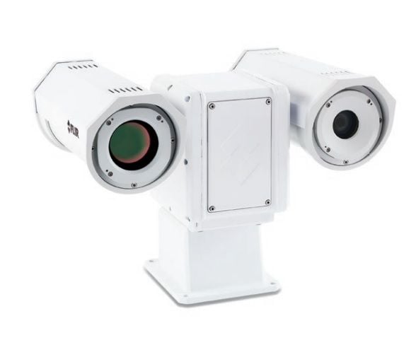 Flir PT-606Z-HD-PS 640 x 480 Outdoor Network Thermal Camera, 26-106mm, 8.3HZ, PAL PT-606Z-HD-PS by Flir