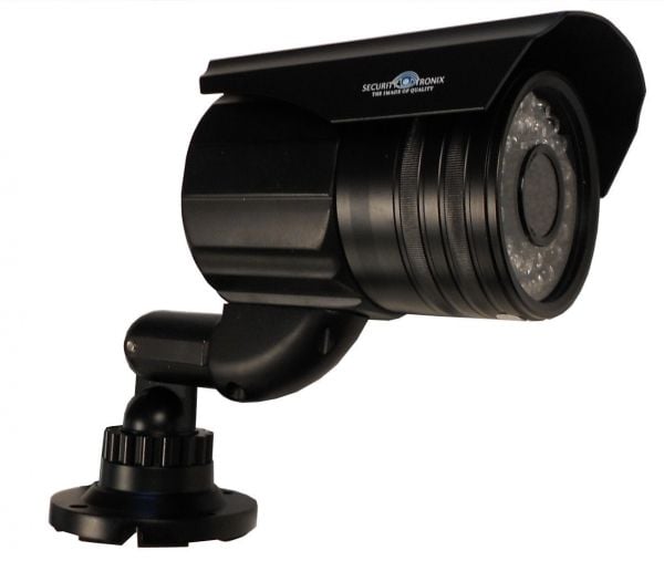 SecurityTronix ST-BTWD700IR2812-B 700TVL Weatherproof Color Infrared Bullet Camera, Black ST-BTWD700IR2812-B by SecurityTronix