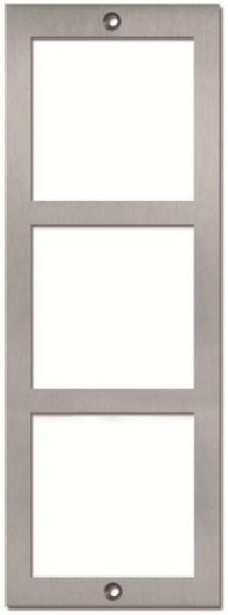 Alpha NX6003 3HX1W Modules NEXA Panel Frame, Stainless Steel NX6003 by Alpha