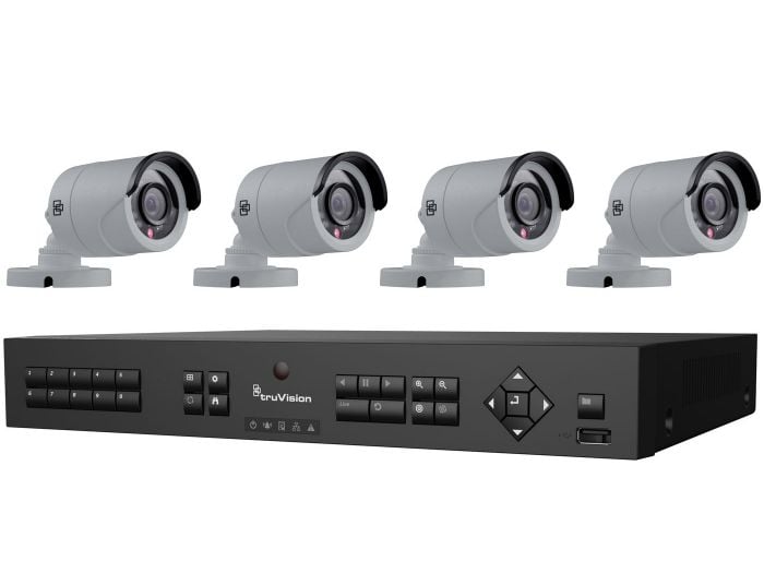 Interlogix TVR-1508-KB1 HD-TVI Analog Surveillance Bundle Contains 1 8 Channel DVR with 2TB and Indoor/Outdoor 3 Megapixel IR Bullet Cameras, 3.6mm Lens TVR-1508-KB1 by Interlogix