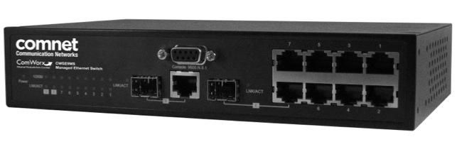 Comnet CWGE9MS 9 Port 1000Mbps Managed Switch CWGE9MS by Comnet