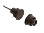 Nascom N1178CB-STDD Recessed 3/4" Stubby DPDT Switch / Magnet Set for Steel / Wood Doors, Wire Leads, Brown N1178CB-STDD by Nascom