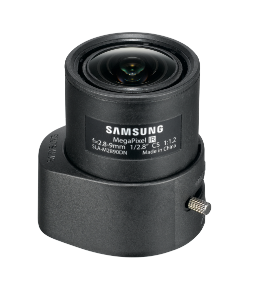 Hanwha Vision SLA-M2890DN 1/2.8" CS-mount Auto Iris Megapixel Lens SLA-M2890DN by Hanwha Vision