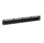 ICC ICMPP24CP6 24-Port Feed-Thru Cat 6 Patch Panel, 1 RMS ICMPP24CP6 by ICC