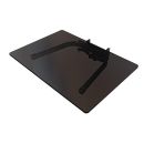 Crimson MSG Tempered Glass Shelf for Carts or Stands, Black