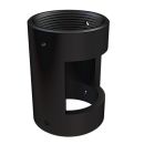 Crimson EC2 Pipe Connector with Opening, Black