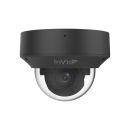 InVid VIS-P5DRXIRA27135NHB 5 Megapixel IP Plug & Play Outdoor IR Dome Camera with 2.7-13.5mm Lens, Black Housing