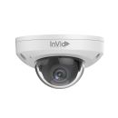 InVid VIS-P4LIRA28NH 4 Megapixel IP Plug & Play Outdoor Low Profile IR Dome Camera with 2.8 Lens