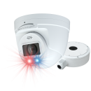 Speco O4TDD2M 4MP IP Turret Camera with AI, Audio, and Visual Deterrent, NDAA 2.8-12mm Lens