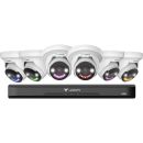 Luminys K86-8B2A4 8 Channel NVR with 4TB HDD with 6x 8 Megapixel Turret Cameras Kit