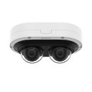 Hanwha Vision PNM-7082RVD-KEX 2 Megapixel X 2 Network IP Outdoor IR Dome Camera with 3-6mm Lens, TAA Compliant