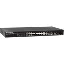 EverFocus EPOE24E 24-Port PoE + 2 Gigabit Copper/SFP Combo Web Smart PoE Switch