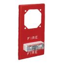 Bosch RSSP-241575W-FR 24VDC Fixed-Candela Strobe, Red