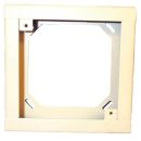 Bosch Square Semi-flush Extension Ring, White, SER-W