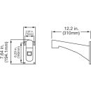 GE Security Interlogix TVD-M-WM Indoor Wall Mount for TruVision Domes
