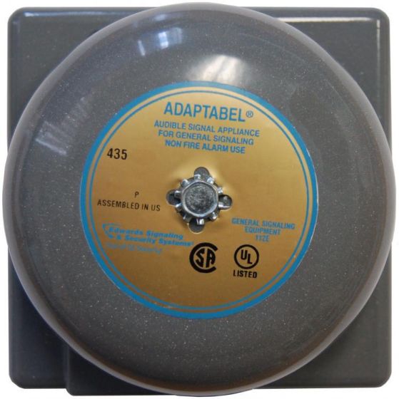 Alpha 435-4E1 4" Vibrating Surface Bell, 12VDC 435-4E1 by Alpha