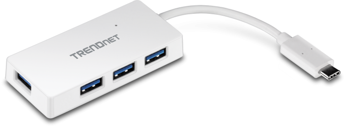 TRENDnet TUC-H4E 4-Port USB-C Mini Hub TUC-H4E by TRENDnet